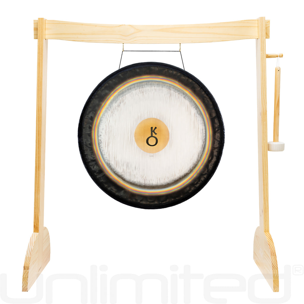 24" to 38" Paiste Planetary Tuned Gongs on Lunaphonic Gong Stand