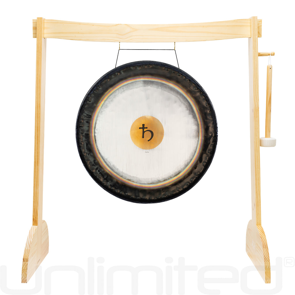 24" to 38" Paiste Planetary Tuned Gongs on Lunaphonic Gong Stand