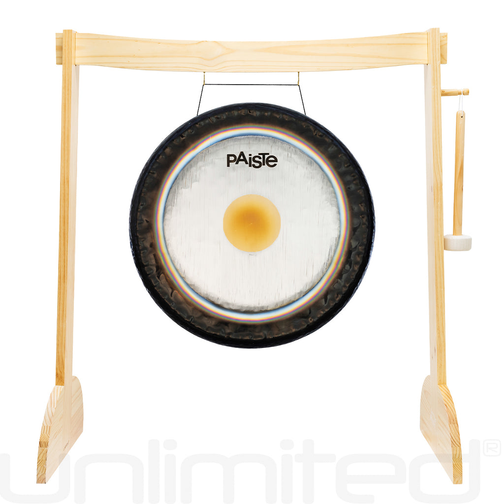 32" to 38" Paiste Symphonic Gongs on Large Lunaphonic Gong Stand