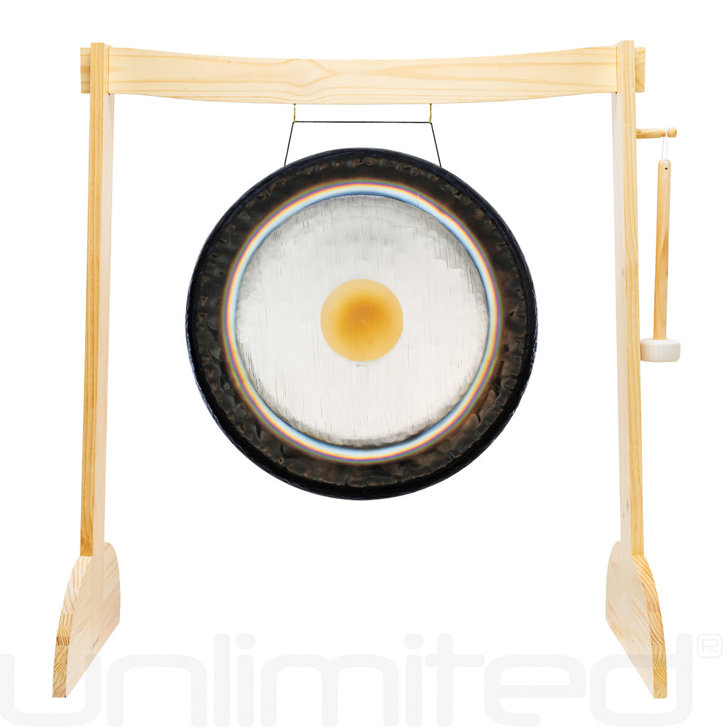 32" to 38" Paiste Symphonic Gongs on Large Lunaphonic Gong Stand