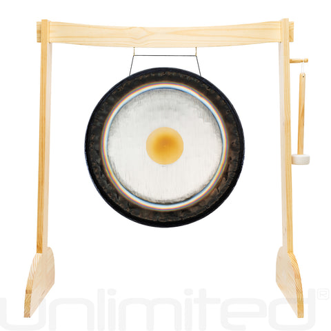 32" to 38" Paiste Symphonic Gongs on Large Lunaphonic Gong Stand