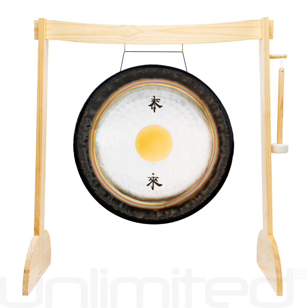 32" to 38" Paiste Symphonic Gongs on Large Lunaphonic Gong Stand