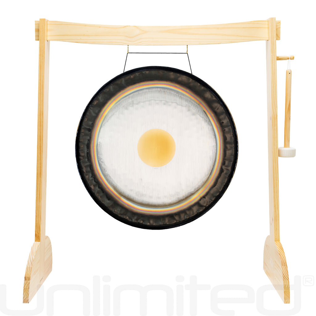 32" to 38" Paiste Symphonic Gongs on Large Lunaphonic Gong Stand