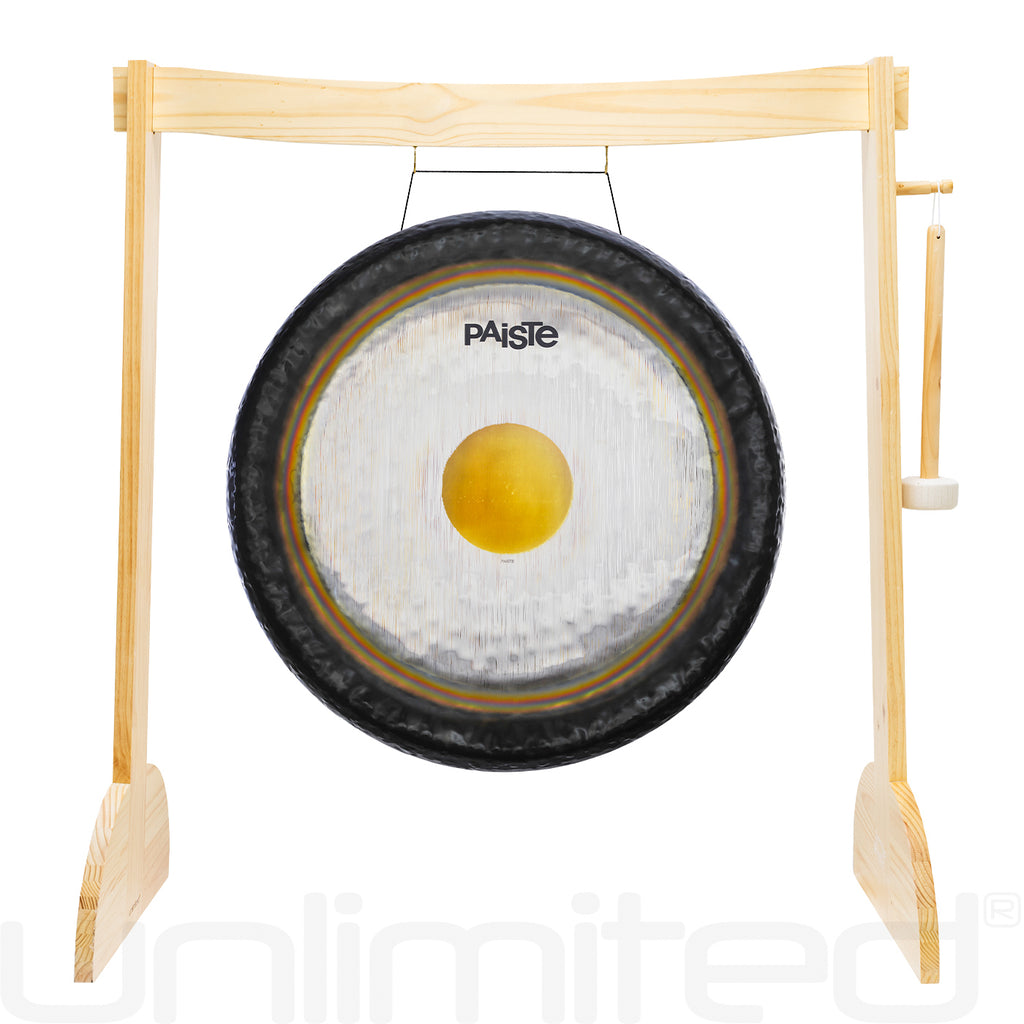 32" to 38" Paiste Symphonic Gongs on Large Lunaphonic Gong Stand