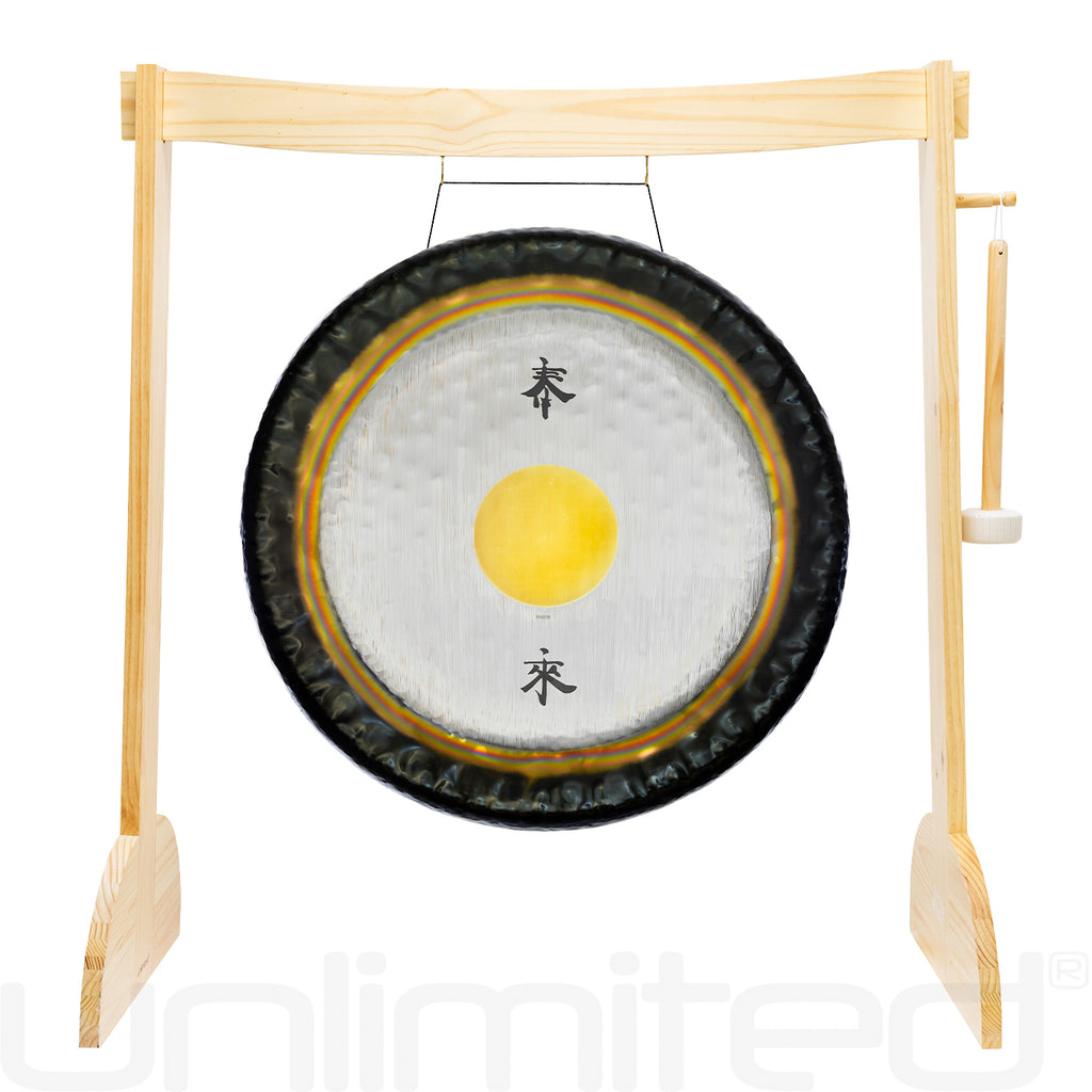 32" to 38" Paiste Symphonic Gongs on Large Lunaphonic Gong Stand