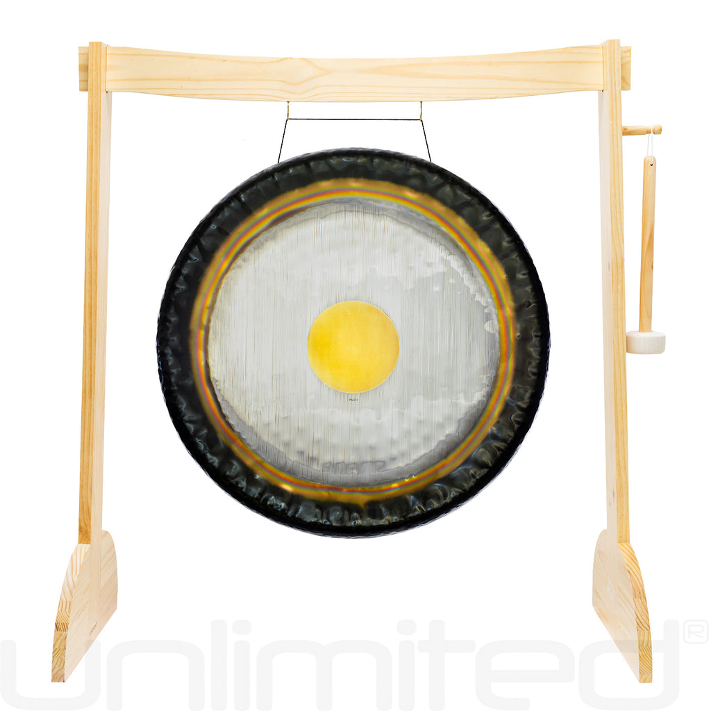 32" to 38" Paiste Symphonic Gongs on Large Lunaphonic Gong Stand