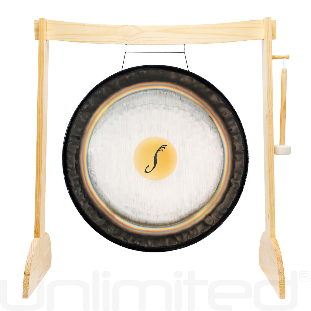 24" to 38" Paiste Planetary Tuned Gongs on Lunaphonic Gong Stand