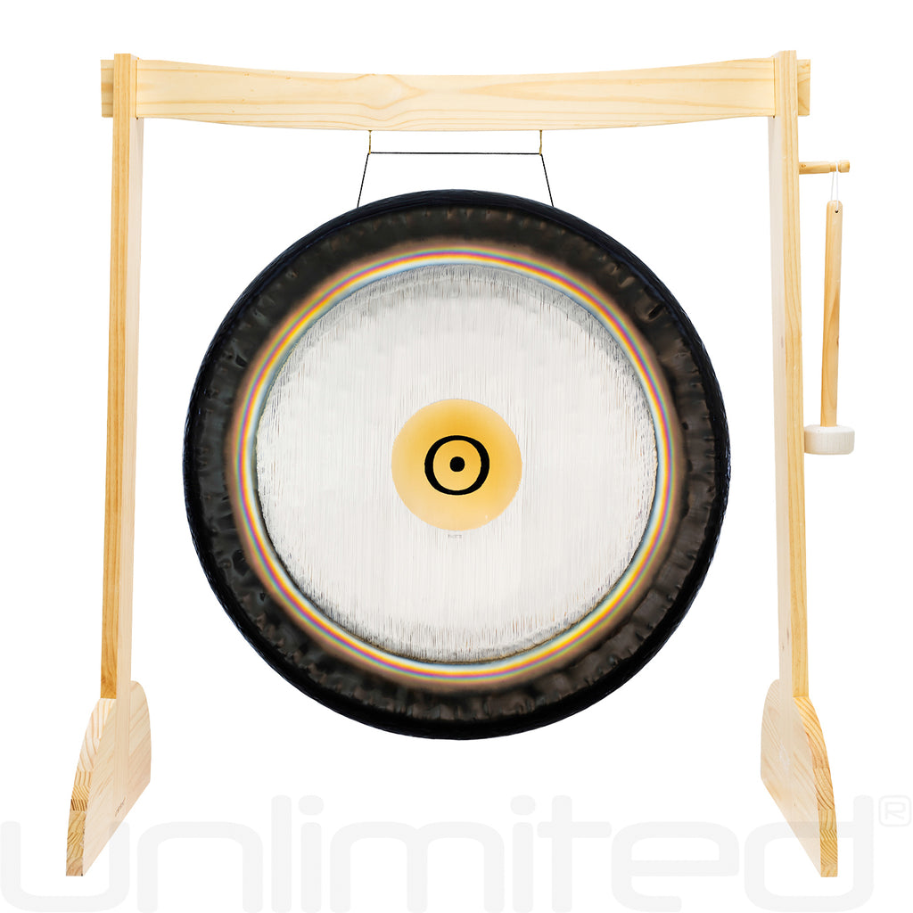 24" to 38" Paiste Planetary Tuned Gongs on Lunaphonic Gong Stand