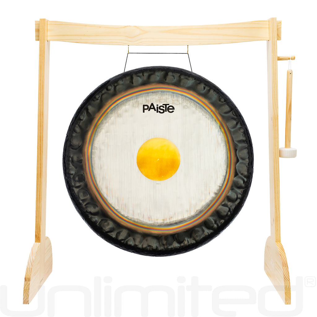 32" to 38" Paiste Symphonic Gongs on Large Lunaphonic Gong Stand