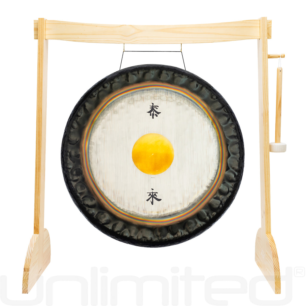 32" to 38" Paiste Symphonic Gongs on Large Lunaphonic Gong Stand
