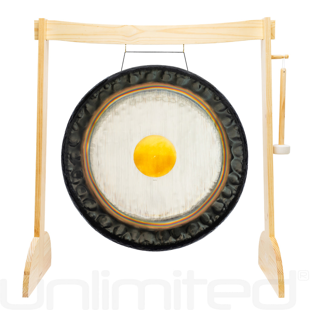 32" to 38" Paiste Symphonic Gongs on Large Lunaphonic Gong Stand