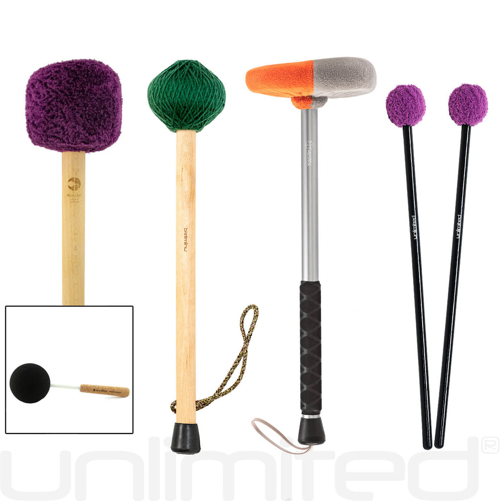 Mallet Set for 44" to 52" Giant Bronze (Chinese) Gongs