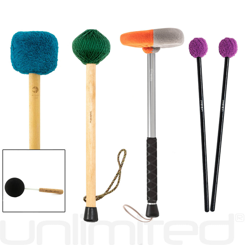 Mallet Set for 44" to 52" Giant Bronze (Chinese) Gongs