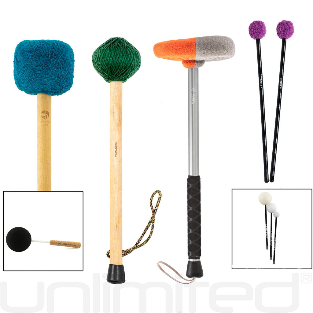 Mallet Set for 44" to 52" Giant Bronze (Chinese) Gongs