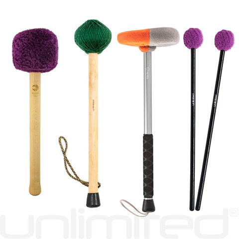 Mallet Set for 44" to 52" Giant Bronze (Chinese) Gongs