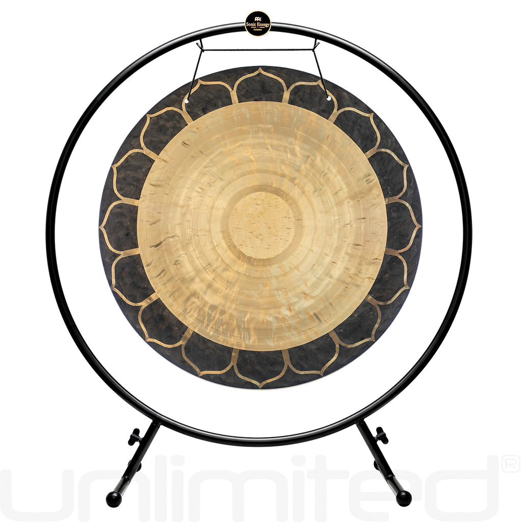 34" Chinese Gongs on the Meinl Round Gong Stand (TMRGS2)