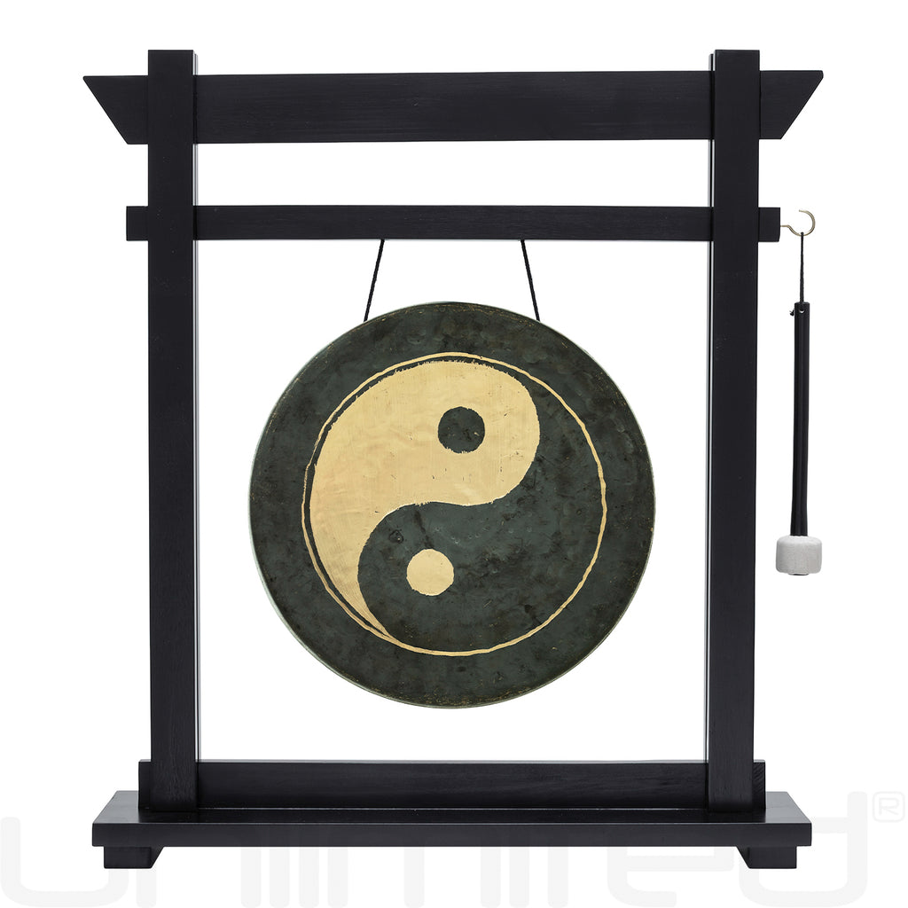 14" to 18" Taoist Moonlight Gongs on Stands