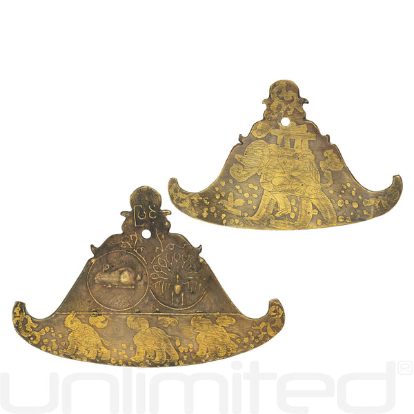 Monks on a Mountain Hike Sets of 2 Engraved Kyeezees (Burma Bells)