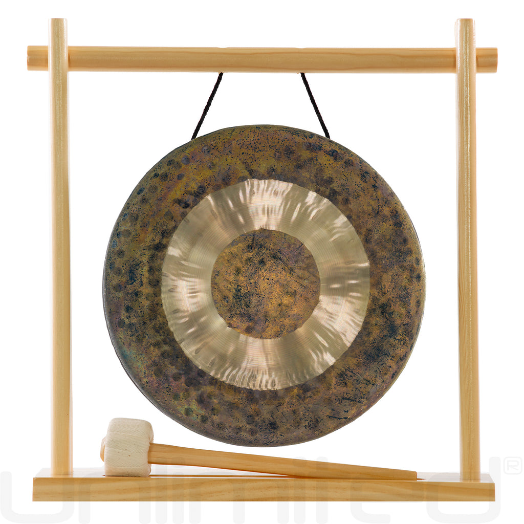 8" to 10" Gongs on My Little Pagoda Gong Stand