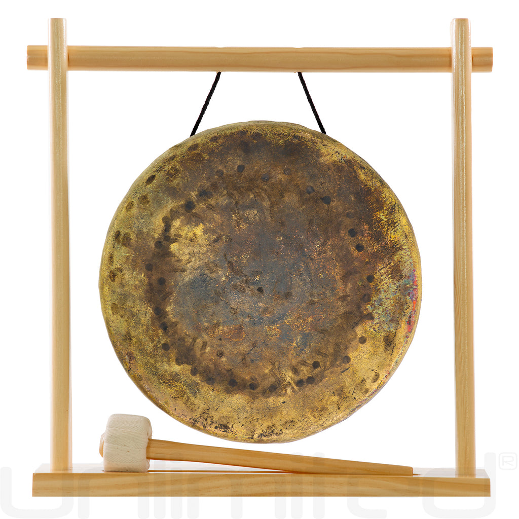 8" to 10" Gongs on My Little Pagoda Gong Stand