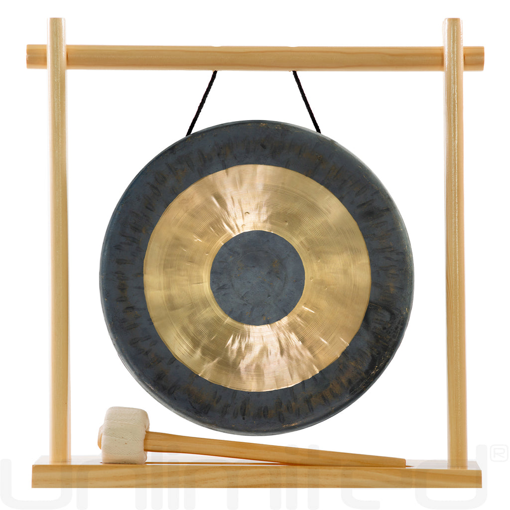 8" to 10" Gongs on My Little Pagoda Gong Stand