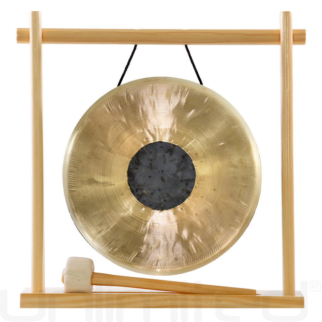 8" to 10" Gongs on My Little Pagoda Gong Stand