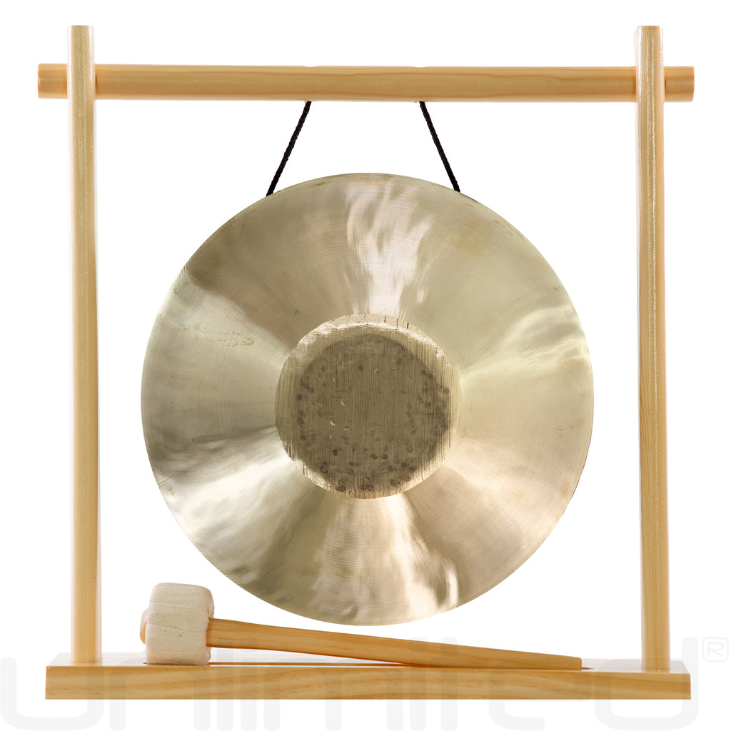 8" to 10" Gongs on My Little Pagoda Gong Stand