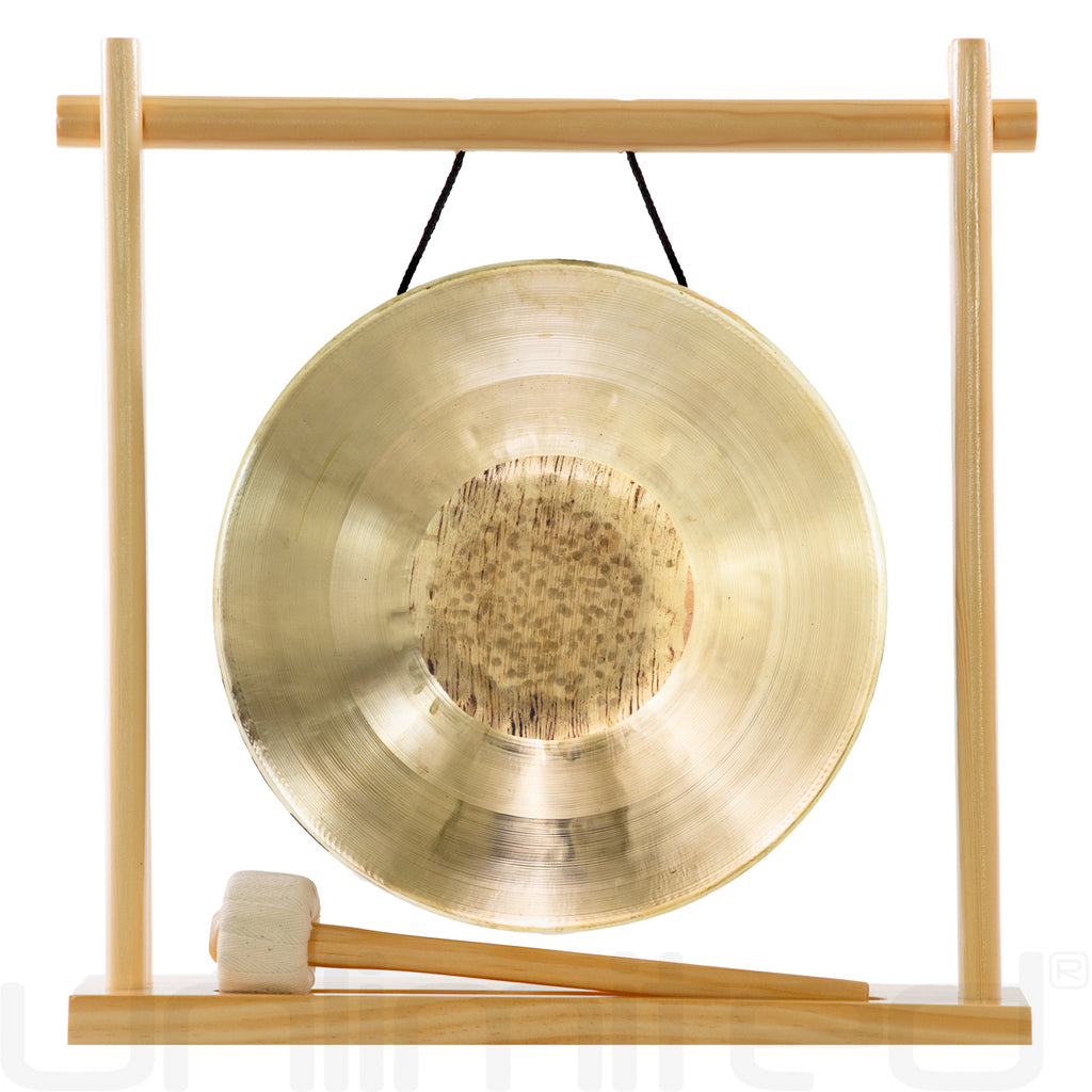 8" to 10" Gongs on My Little Pagoda Gong Stand