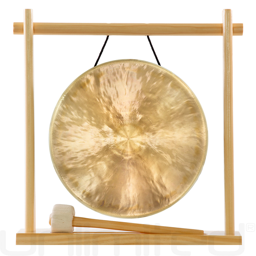 8" to 10" Gongs on My Little Pagoda Gong Stand