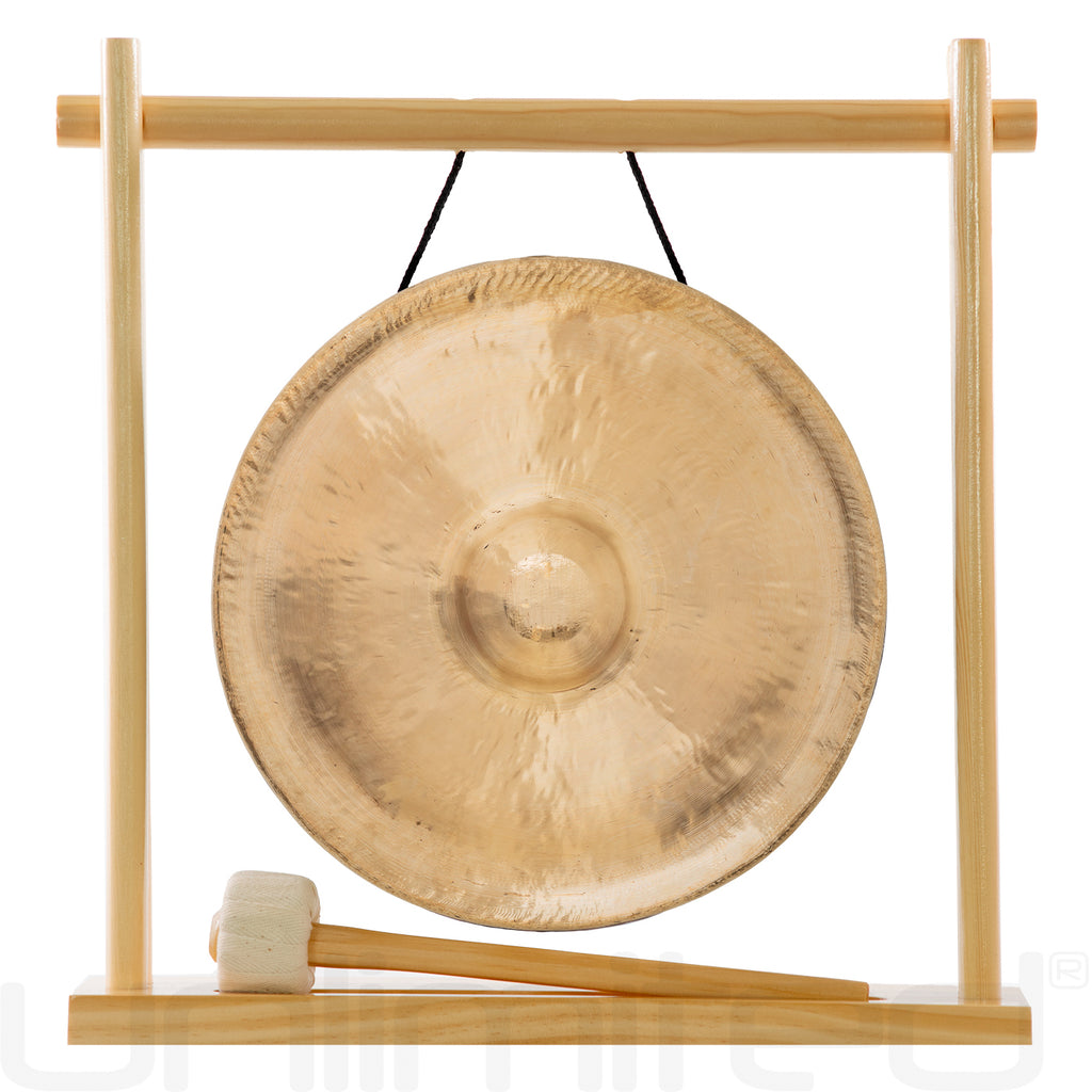 8" to 10" Gongs on My Little Pagoda Gong Stand
