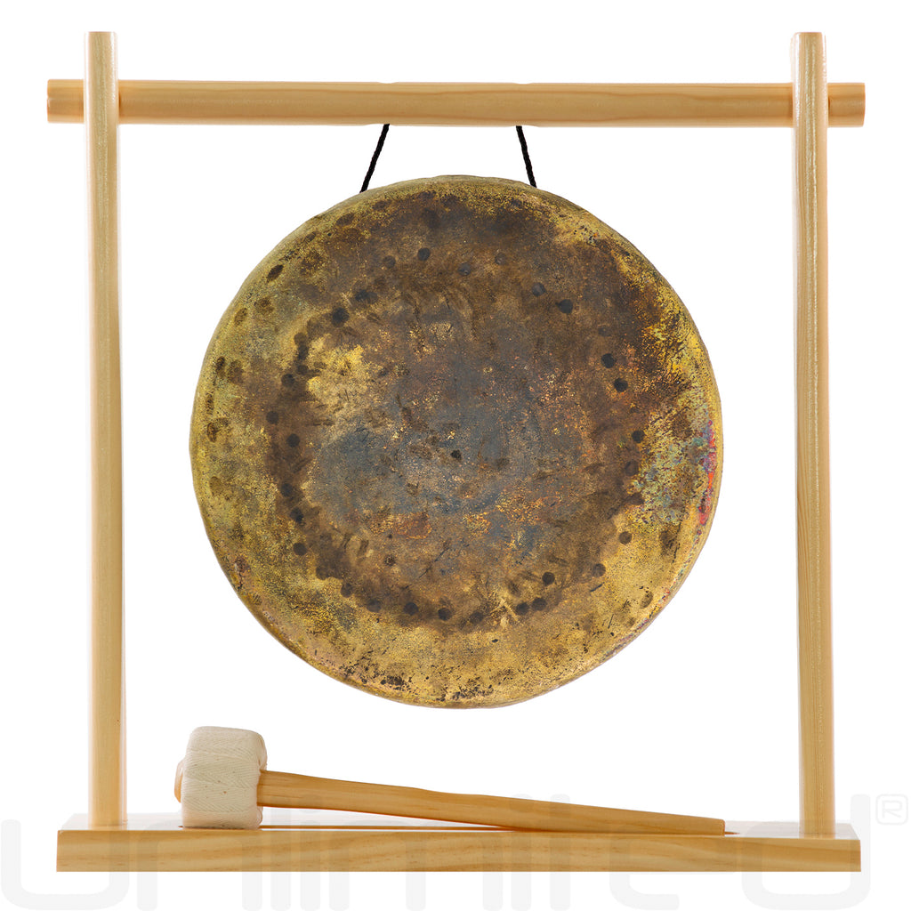 8" to 10" Gongs on My Little Pagoda Gong Stand