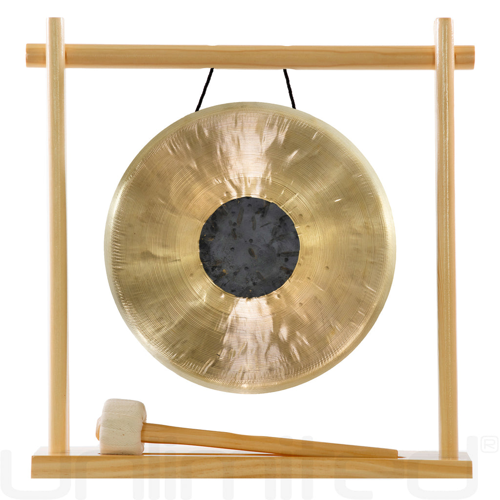 8" to 10" Gongs on My Little Pagoda Gong Stand