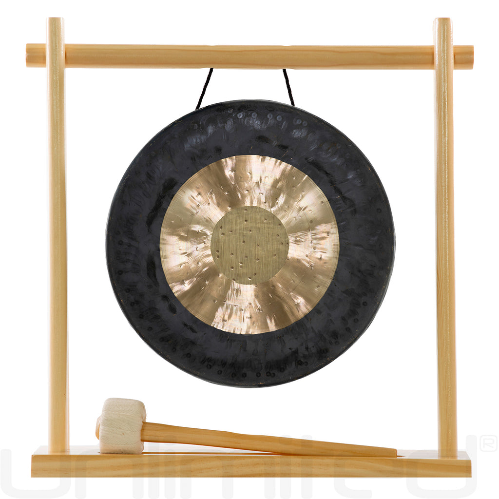 8" to 10" Gongs on My Little Pagoda Gong Stand