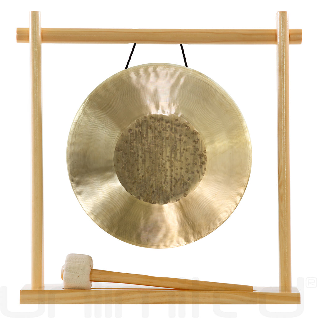 8" to 10" Gongs on My Little Pagoda Gong Stand