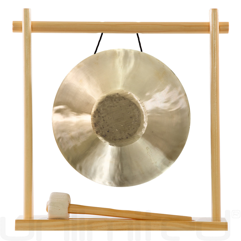8" to 10" Gongs on My Little Pagoda Gong Stand