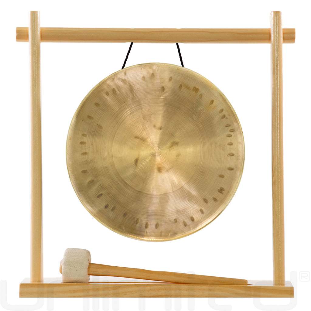 8" to 10" Gongs on My Little Pagoda Gong Stand