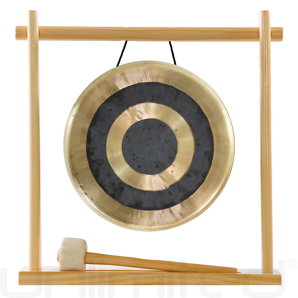 8" to 10" Gongs on My Little Pagoda Gong Stand