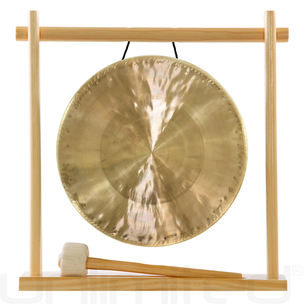 8" to 10" Gongs on My Little Pagoda Gong Stand