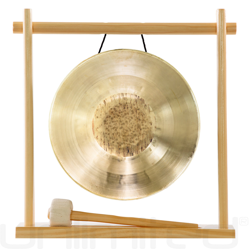 8" to 10" Gongs on My Little Pagoda Gong Stand