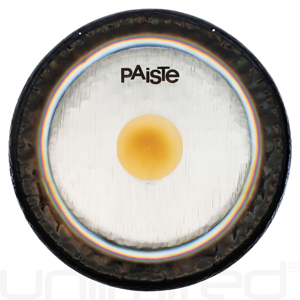 Paiste Symphonic Gong on Orchestra Stand with Mallet Combos