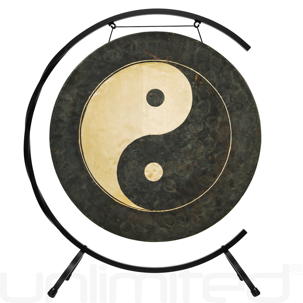 32" to 38" Taoist Moonlight Gongs on Stands