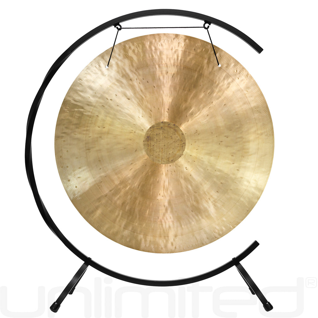 28" Chinese Gongs on the Paiste Floor Stand