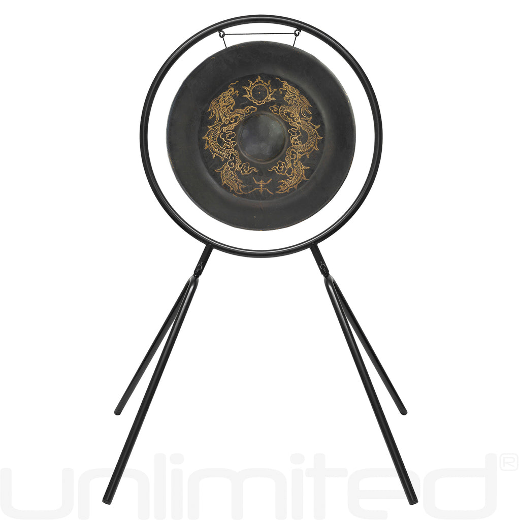 20" to 36" Vietnamese Dragon Gongs on Stands