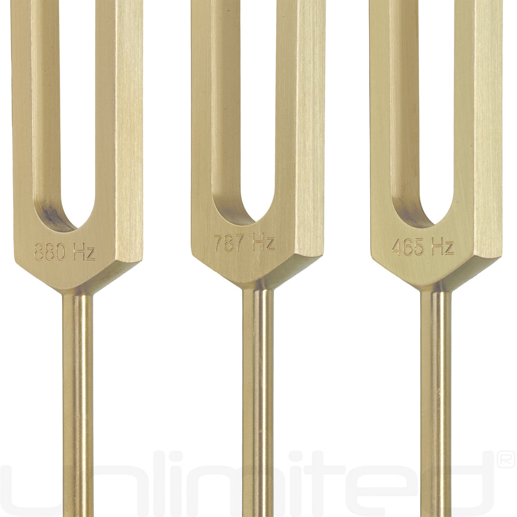 Unlimited Rife Remedy Tuning Forks - Three Universal Frequencies - 465, 787 and 880 Hz