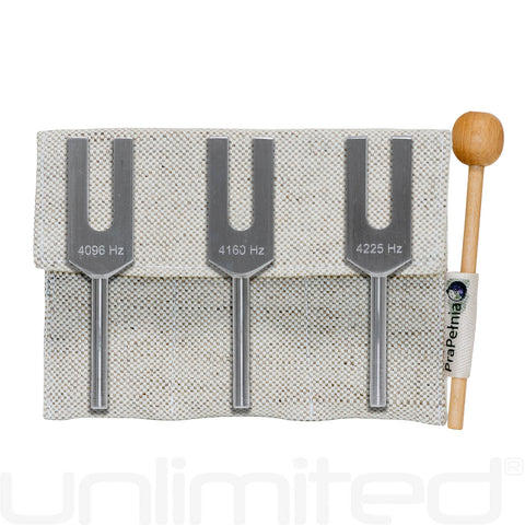 PraPelnia Set of 3 Angel Tuning Forks