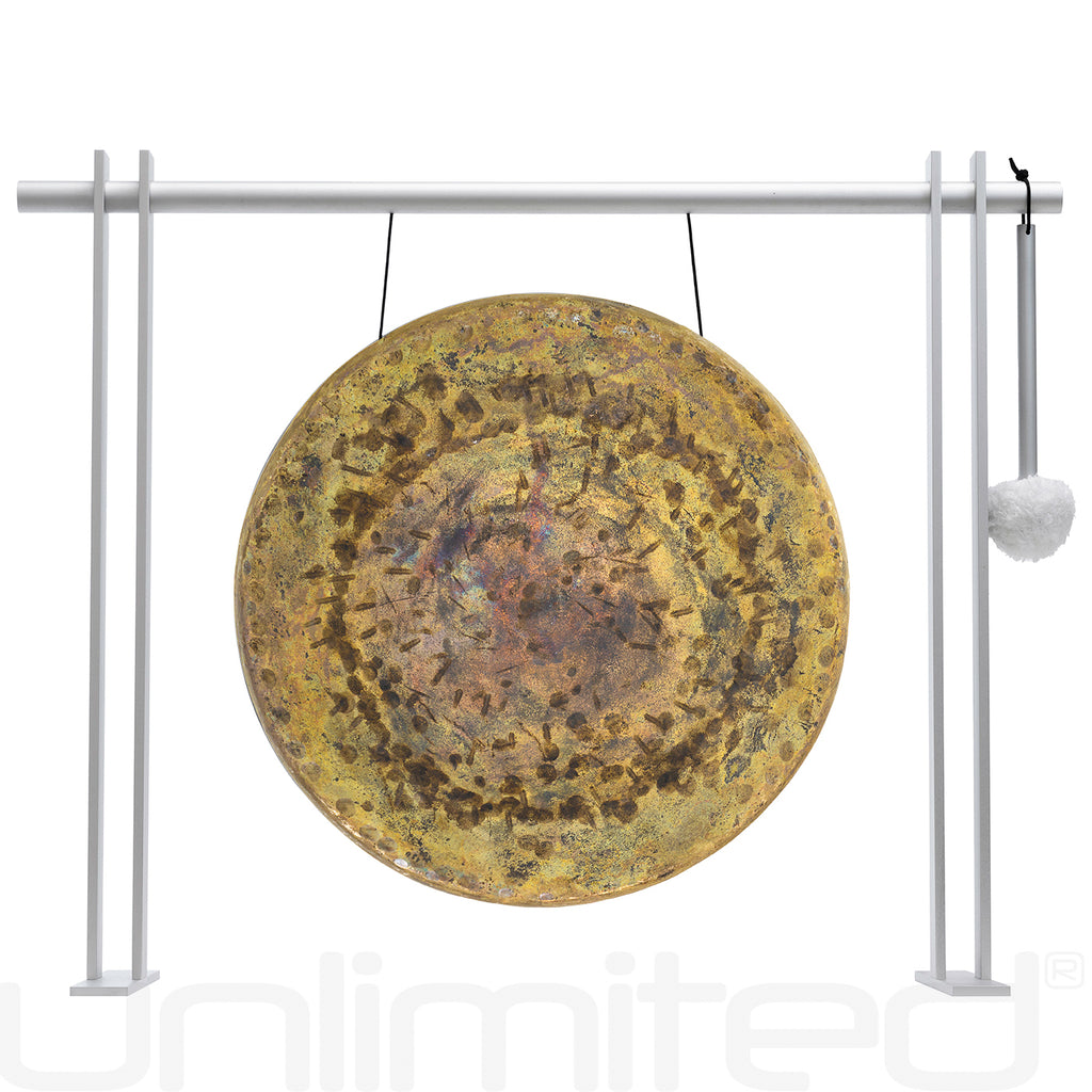 14" to 15" Chinese Gongs on the Pretty Planar Gong Stand
