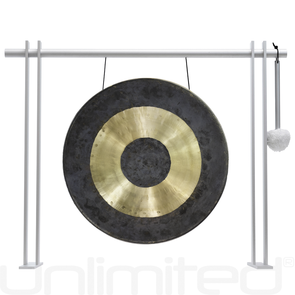 14" to 15" Chinese Gongs on the Pretty Planar Gong Stand