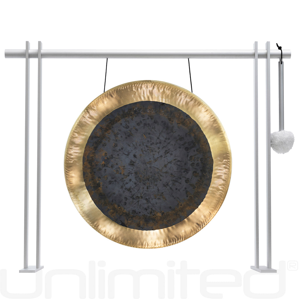 14" to 15" Chinese Gongs on the Pretty Planar Gong Stand