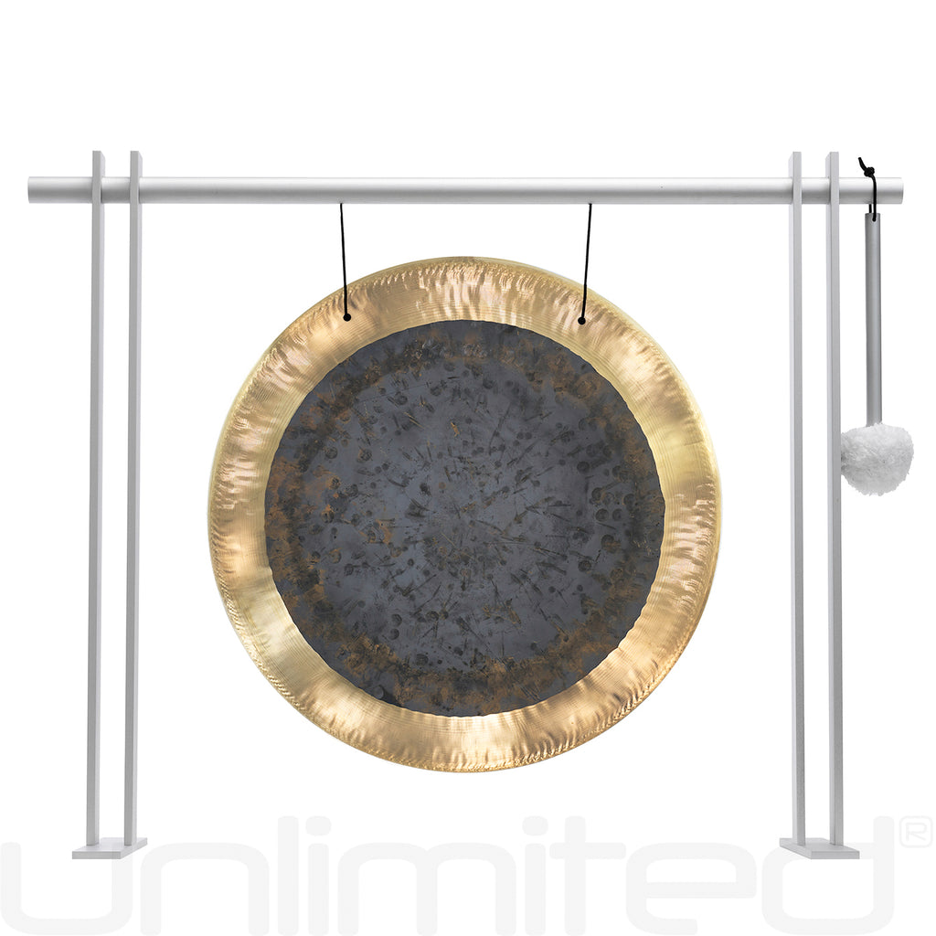 14" to 15" Chinese Gongs on the Pretty Planar Gong Stand