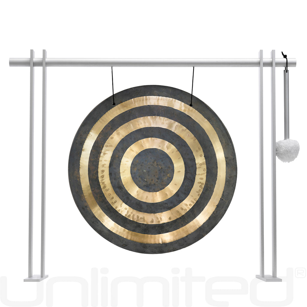 14" to 15" Chinese Gongs on the Pretty Planar Gong Stand